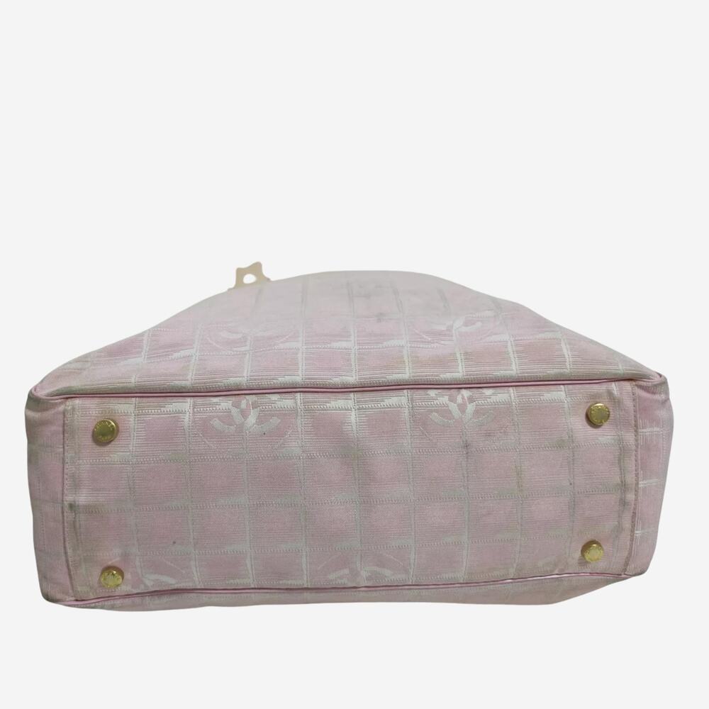 Chanel Pink Nylon Travel Line Tote Bag - Picture 5 of 15